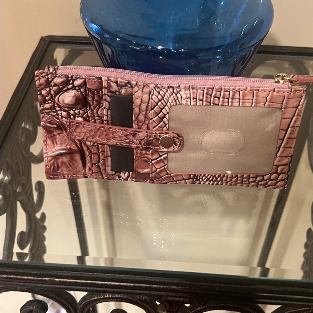 Brahmin Rose Melbourne Pink Wallet